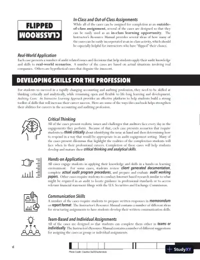 Solution Manual for Auditing Cases: An Interactive Learning Approach, 7th Edition - Page 4 preview image