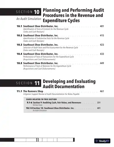 Solution Manual for Auditing Cases: An Interactive Learning Approach, 7th Edition - Page 9 preview image