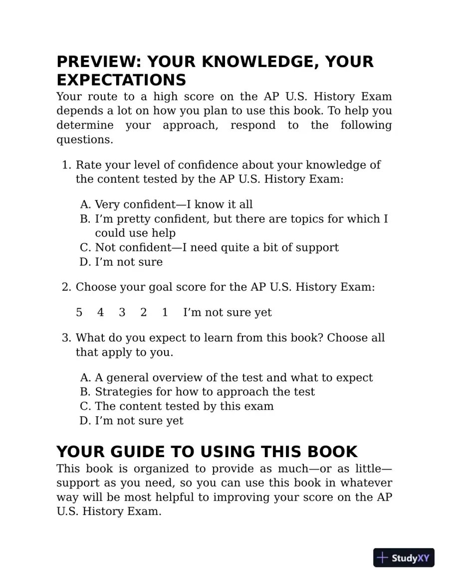 Princeton Review AP U.S. History Prep, 2022: Practice Tests + Complete Content Review (2022), page 16