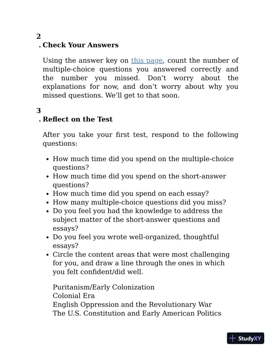 Princeton Review AP U.S. History Prep, 2022: Practice Tests + Complete Content Review (2022), page 20
