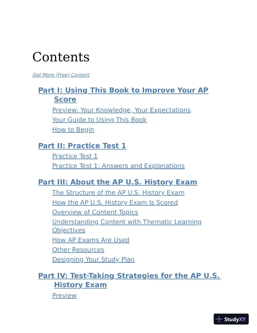 Princeton Review AP U.S. History Prep, 2022: Practice Tests + Complete Content Review (2022), page 7
