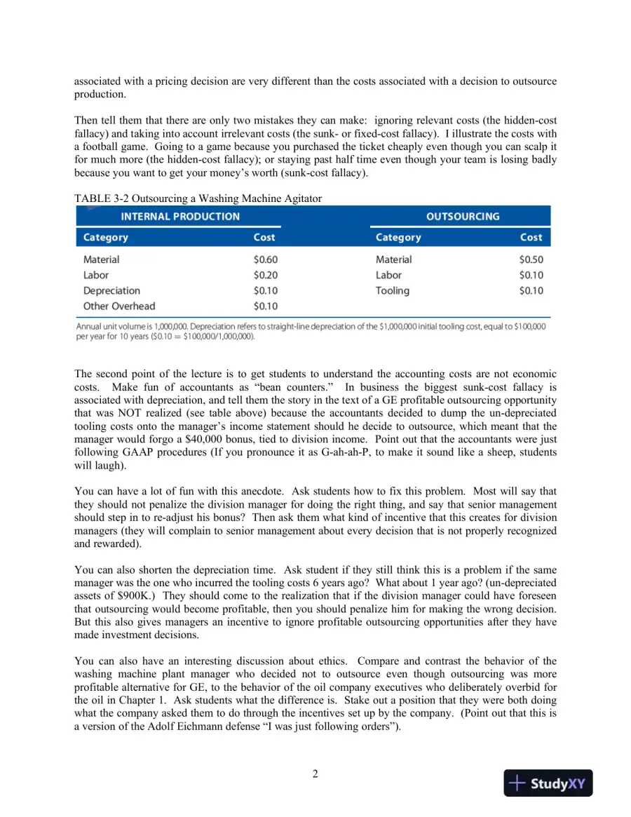 Managerial Economics, 3rd Edition Class Notes, page 10