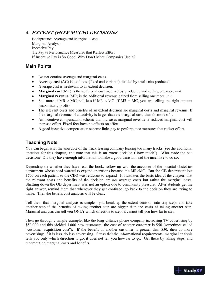 Managerial Economics, 3rd Edition Class Notes, page 12