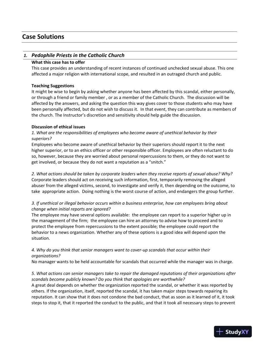 Business And Professional Ethics, 7th Edition Solution Manual, page 6