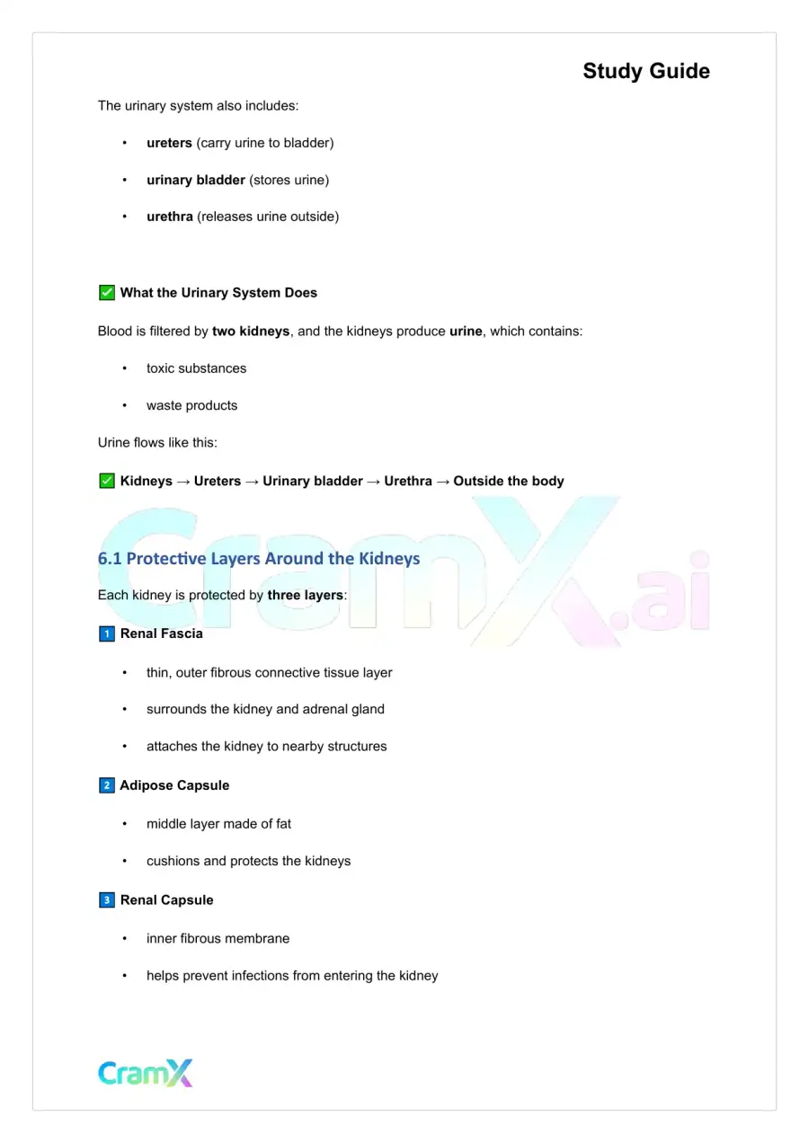 Anatomy and Physiology - The Urinary System, page 8
