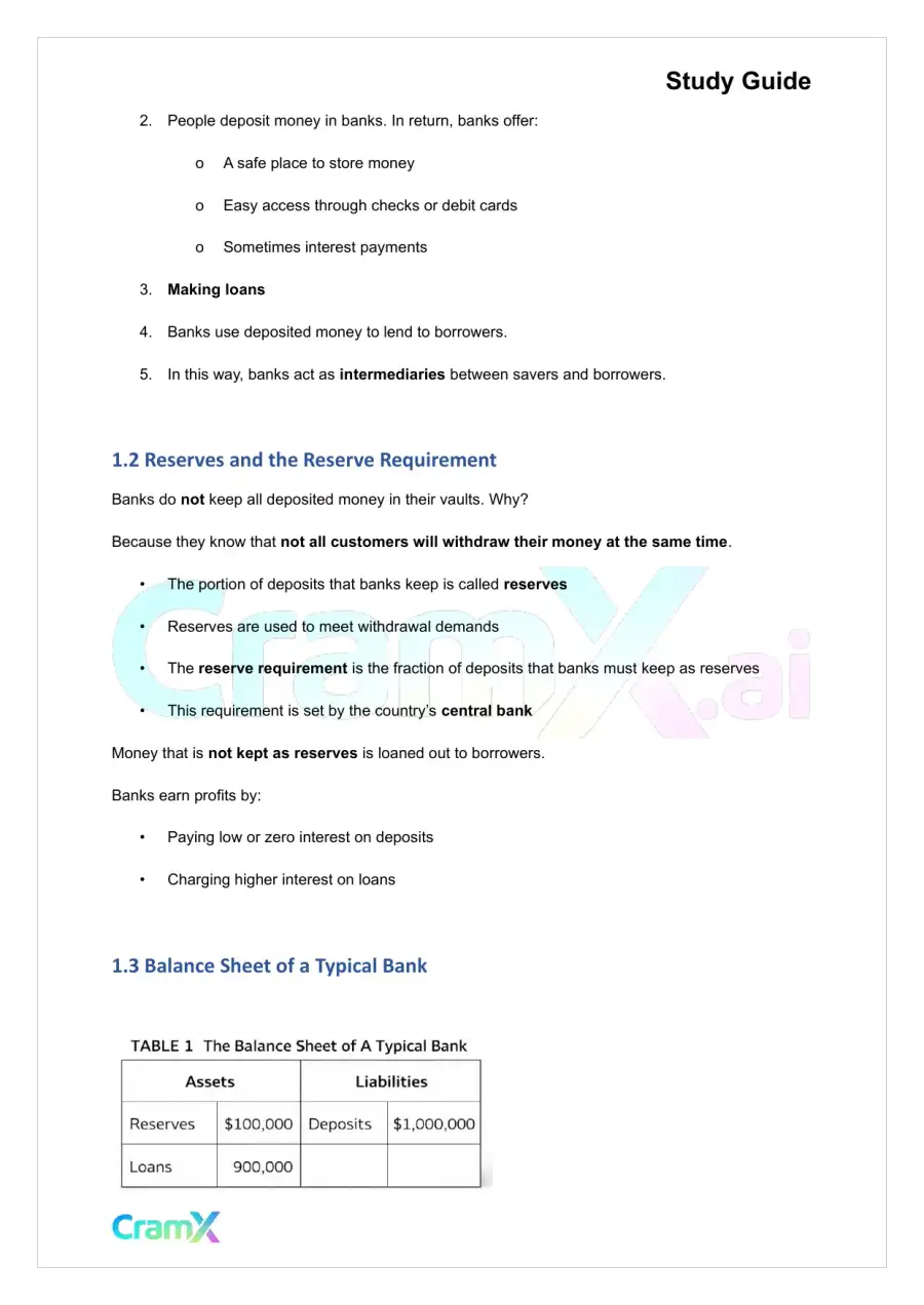 Economics - Money and Banking, page 2