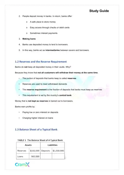 Economics - Money and Banking - Page 2 preview image