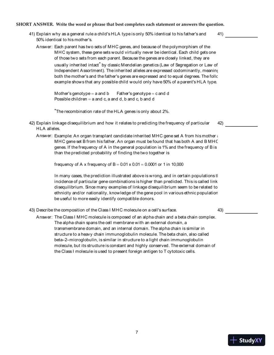 Clinical Laboratory Immunology, 1st Edition Test Bank, page 15