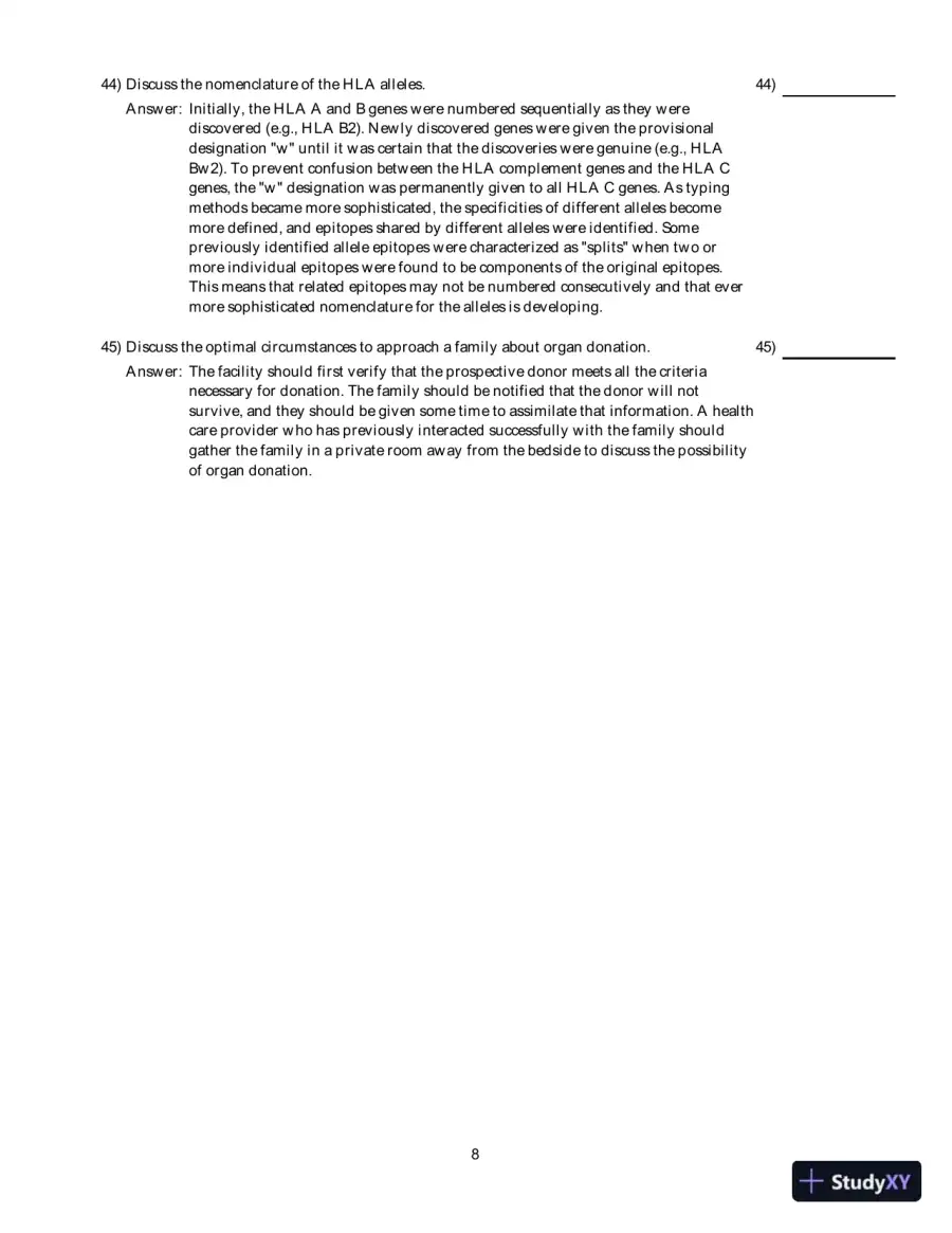 Clinical Laboratory Immunology, 1st Edition Test Bank, page 16