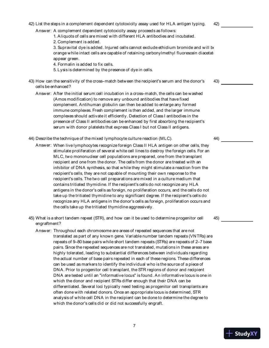 Clinical Laboratory Immunology, 1st Edition Test Bank, page 23