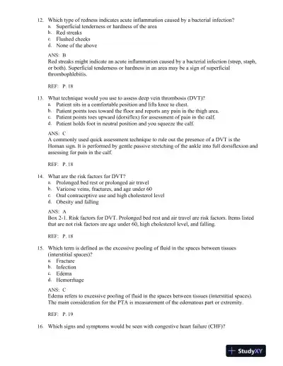 Fundamental Orthopedic Management for the Physical Therapist Assistant, 4th Edition Test Bank - Page 11 preview image
