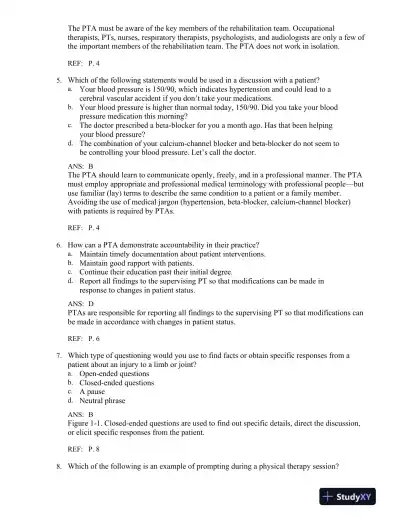 Fundamental Orthopedic Management for the Physical Therapist Assistant, 4th Edition Test Bank - Page 3 preview image