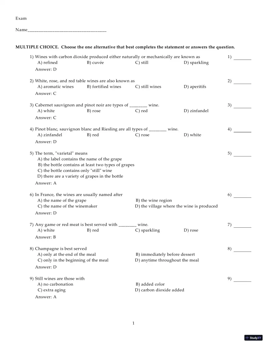 Test Bank for Introduction to Hospitality Management, 5th Edition, page 22
