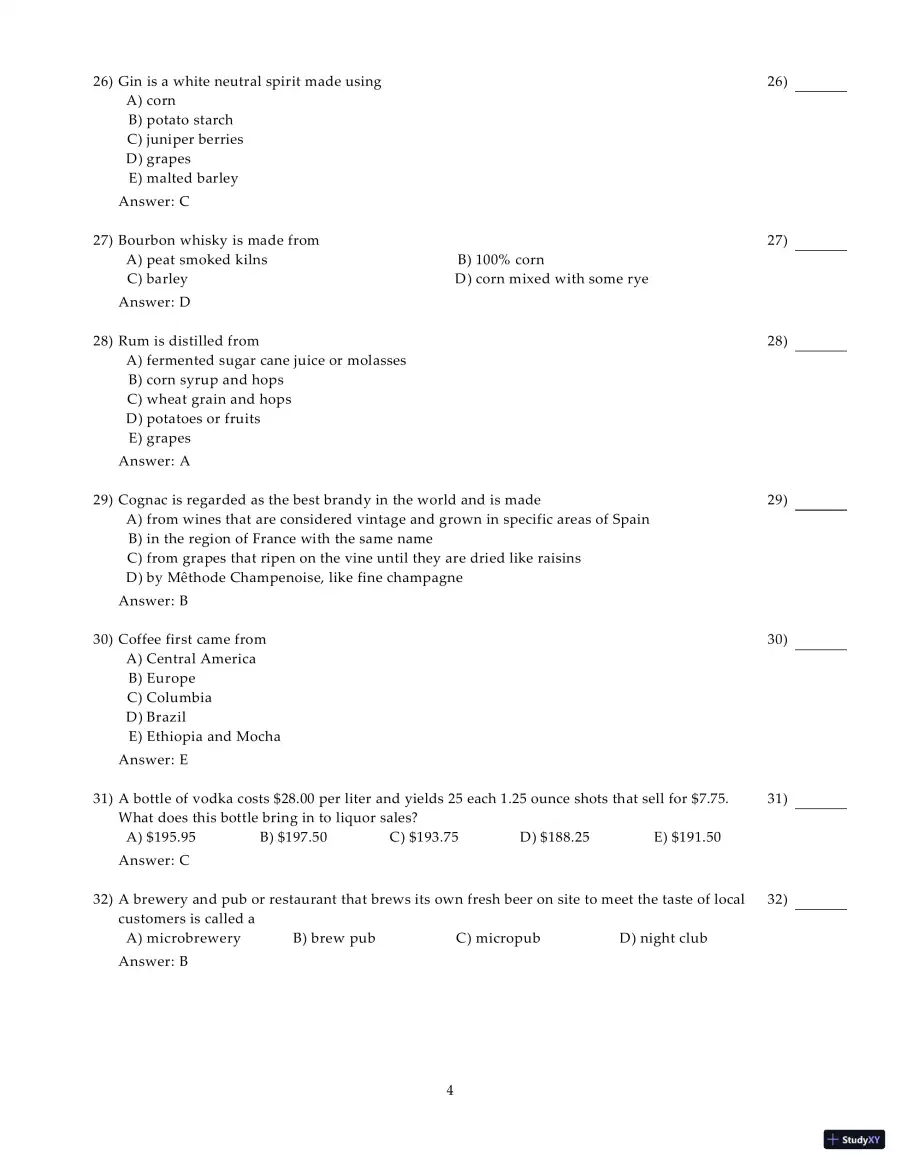 Test Bank for Introduction to Hospitality Management, 5th Edition, page 25