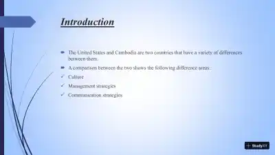 United States Vs Cambodia How They Relate To Operations Management. - Page 3 preview image