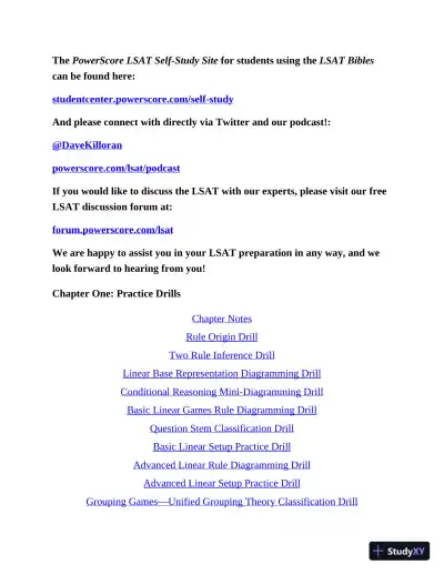 LSAT logic Games workbook (2020) - Page 17 preview image