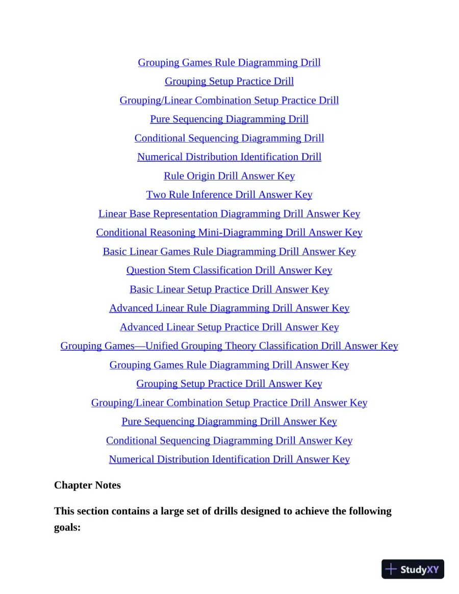 LSAT logic Games workbook (2020), page 18