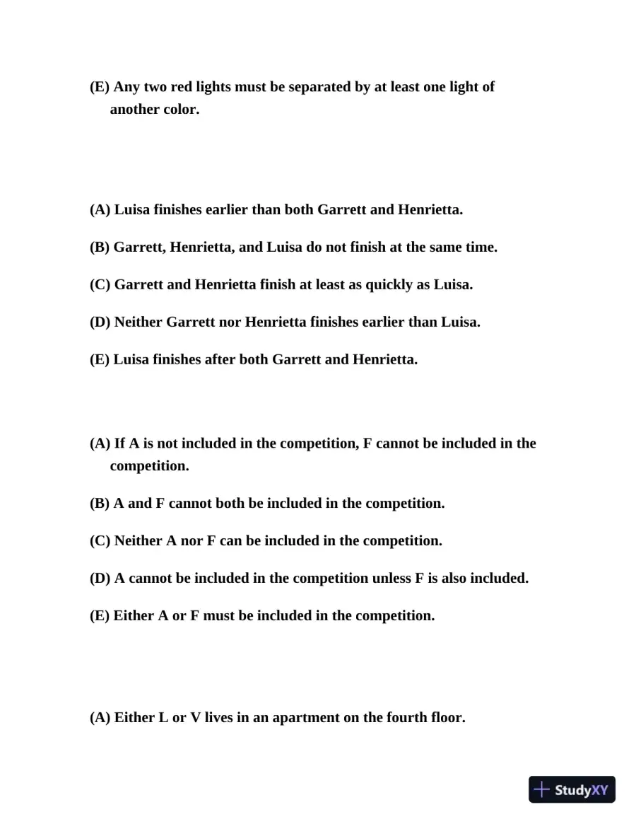 LSAT logic Games workbook (2020), page 24