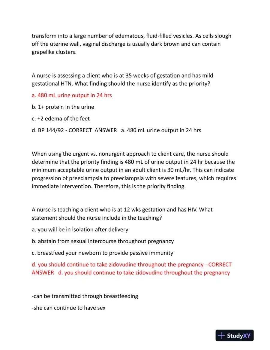 2023-2024 ATI RN Proctored Exam with Answers (224 Solved Questions), page 4