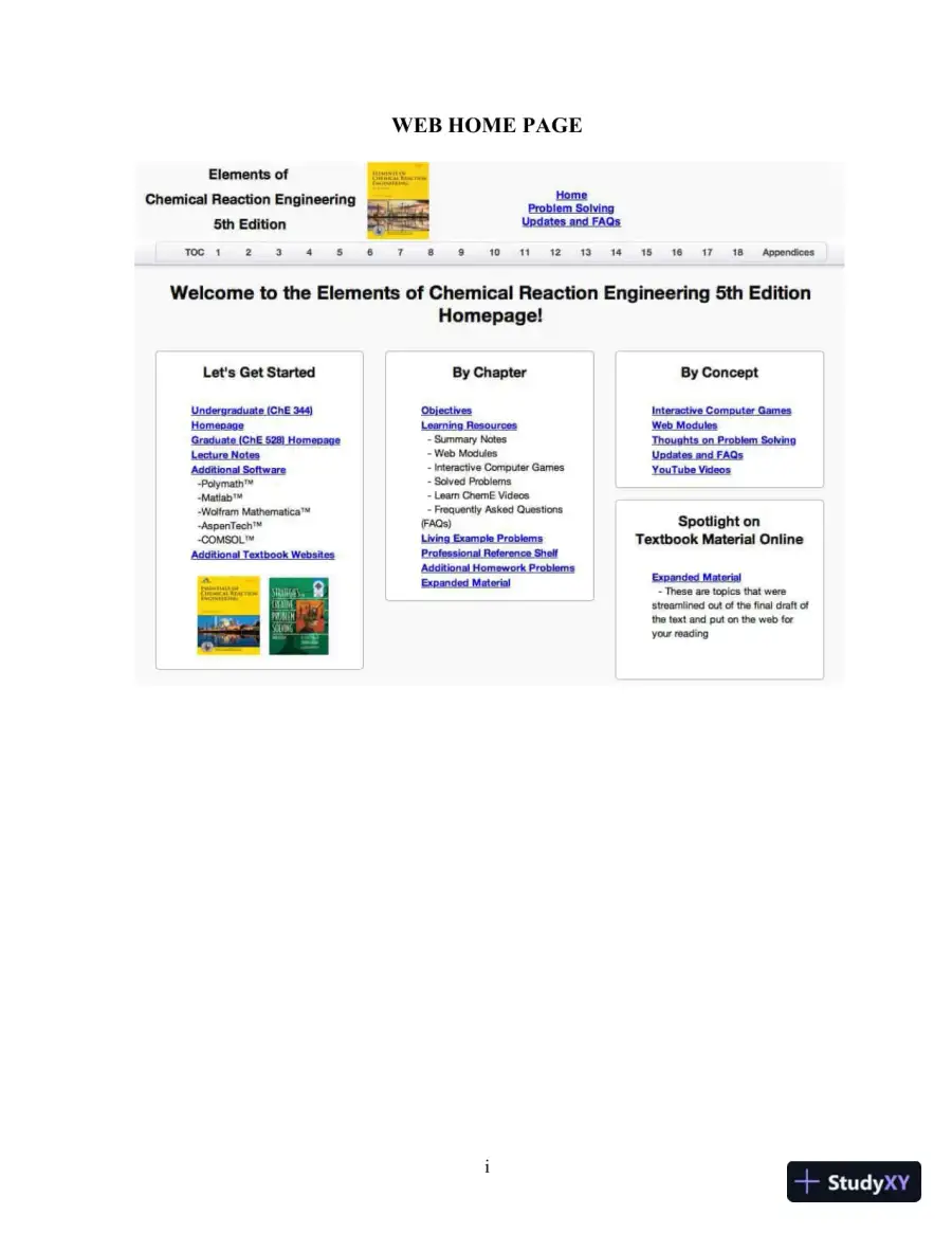 Essentials of Chemical Reaction Engineering, 2nd Edition Solution Manual, page 4