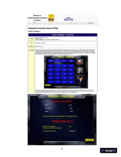 Essentials of Chemical Reaction Engineering, 2nd Edition Solution Manual - Page 6 preview image