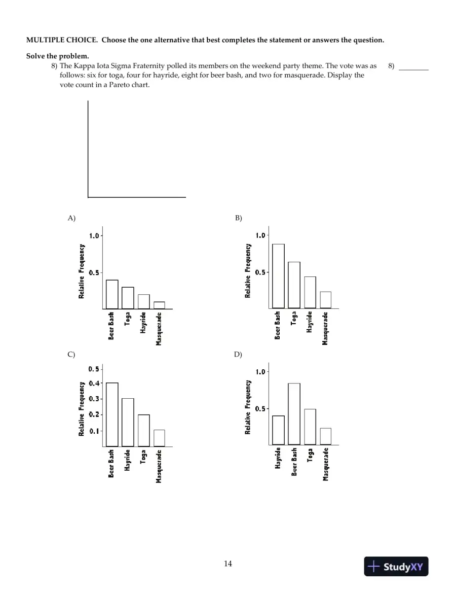 Elementary Statistics Using Excel, 5th Edition Test Bank, page 15