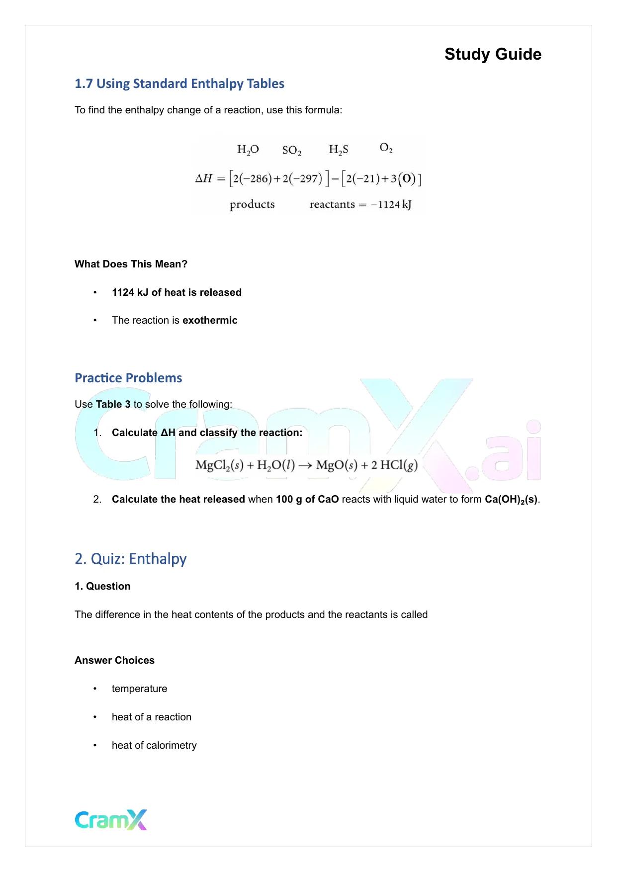 Chemistry - Thermodynamics - Page 5 preview image