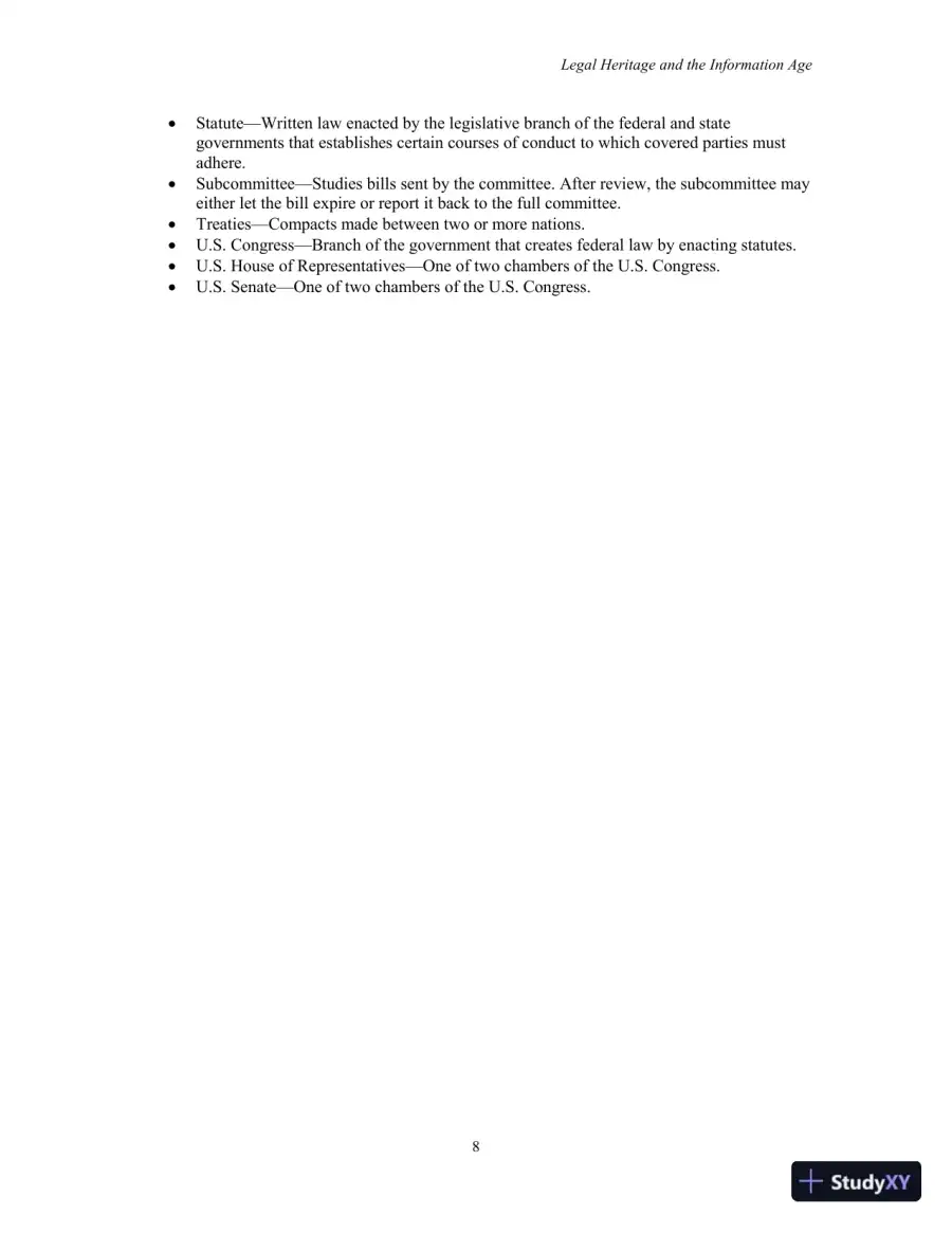 Lecture Notes for Legal Environment of Business, 9th Edition, page 10