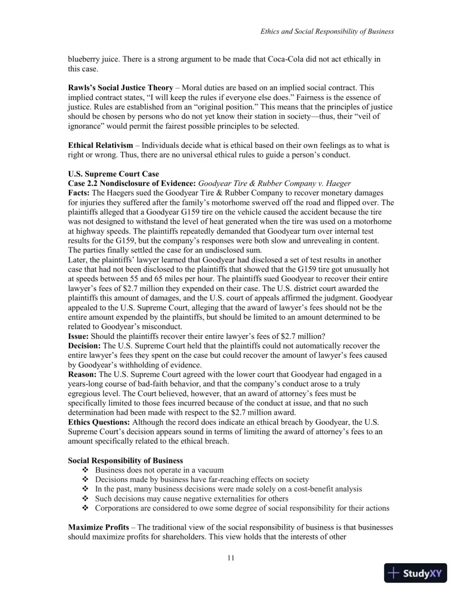 Lecture Notes for Legal Environment of Business, 9th Edition, page 13