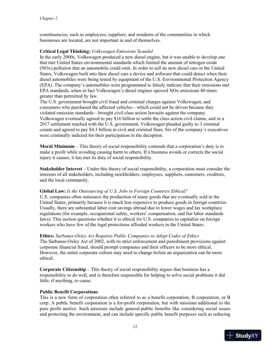 Lecture Notes for Legal Environment of Business, 9th Edition, page 14