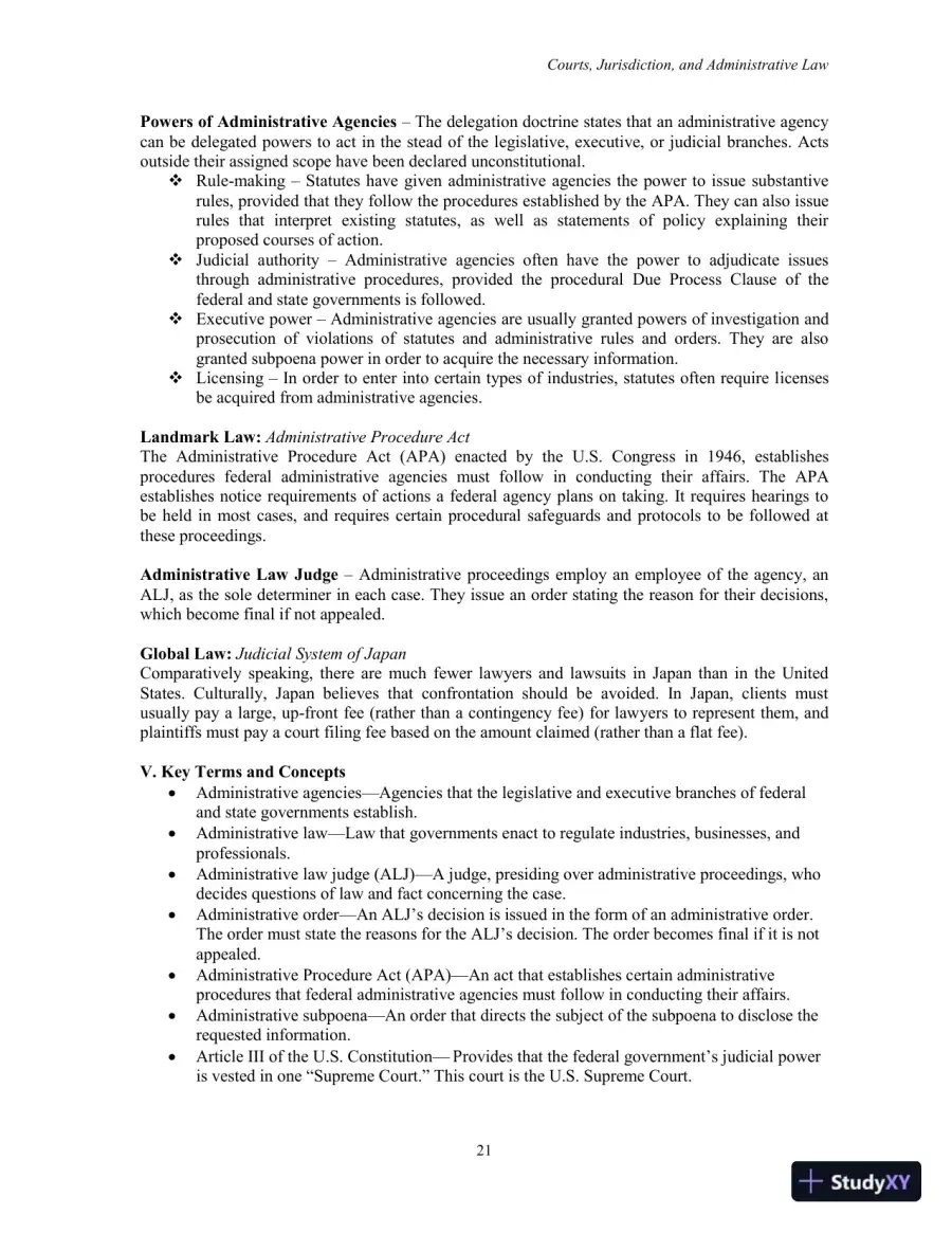 Lecture Notes for Legal Environment of Business, 9th Edition, page 23
