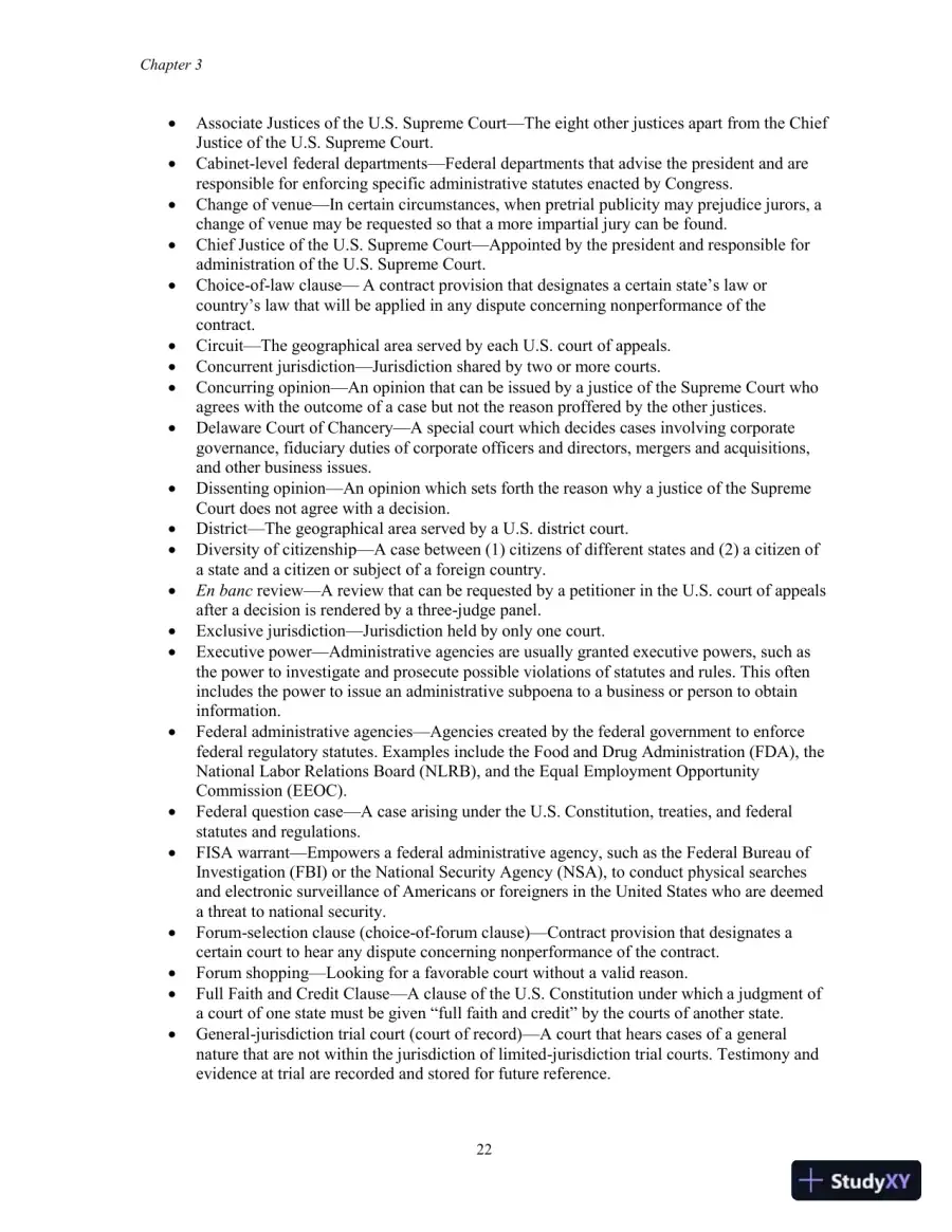 Lecture Notes for Legal Environment of Business, 9th Edition, page 24