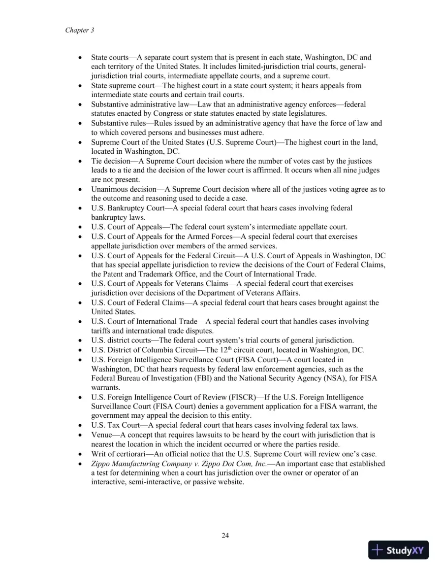 Lecture Notes for Legal Environment of Business, 9th Edition, page 26
