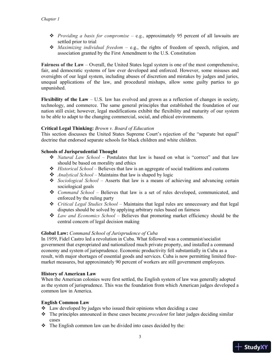 Lecture Notes for Legal Environment of Business, 9th Edition, page 5