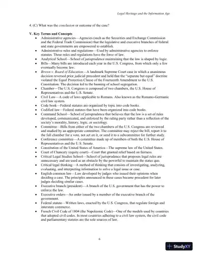 Lecture Notes for Legal Environment of Business, 9th Edition - Page 8 preview image