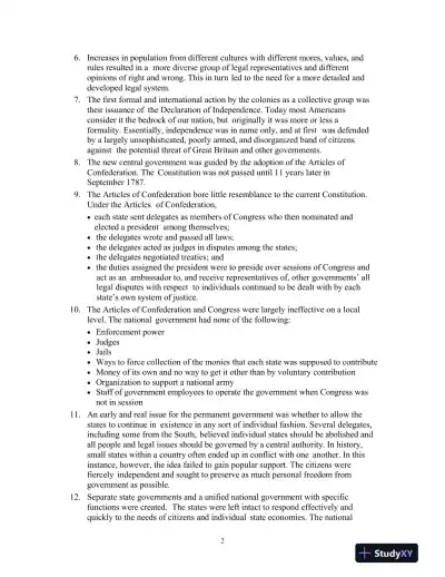 Solution Manual for Introduction to Law, 7th Edition - Page 3 preview image