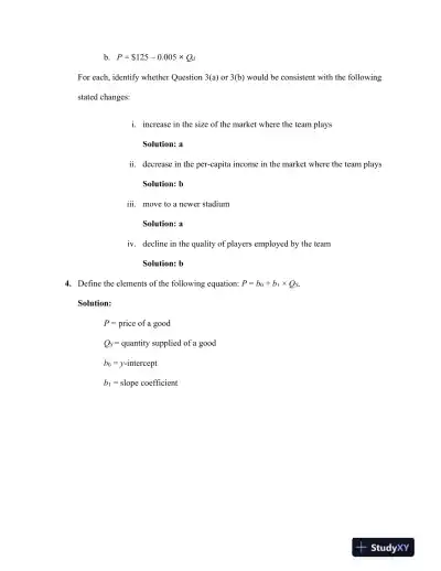 Solution Manual For Sports Economics, 1st Edition - Page 10 preview image