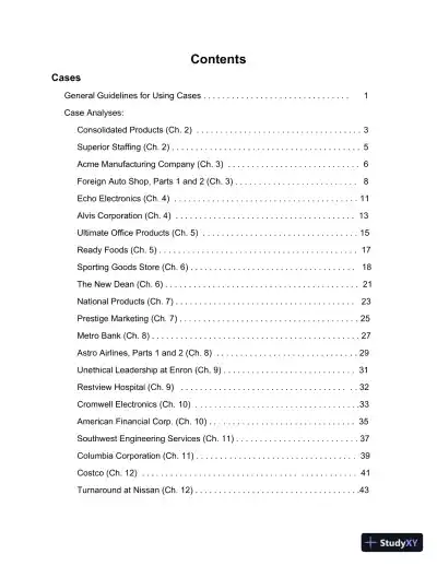 Solution Manual for Leadership in Organizations, 9th Edition - Page 3 preview image