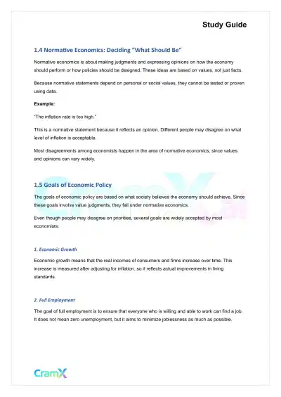 Economics - Introduction - Page 2 preview image