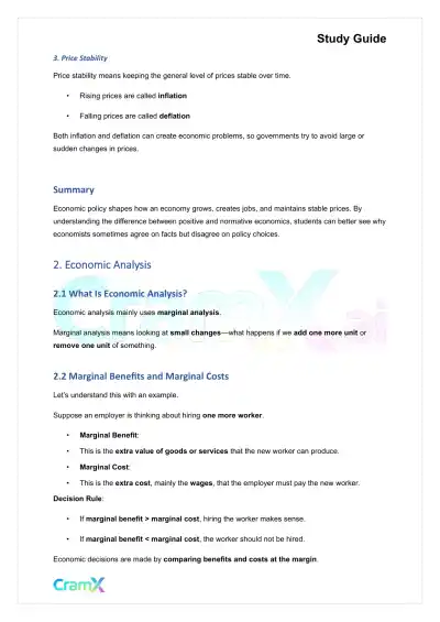 Economics - Introduction - Page 3 preview image