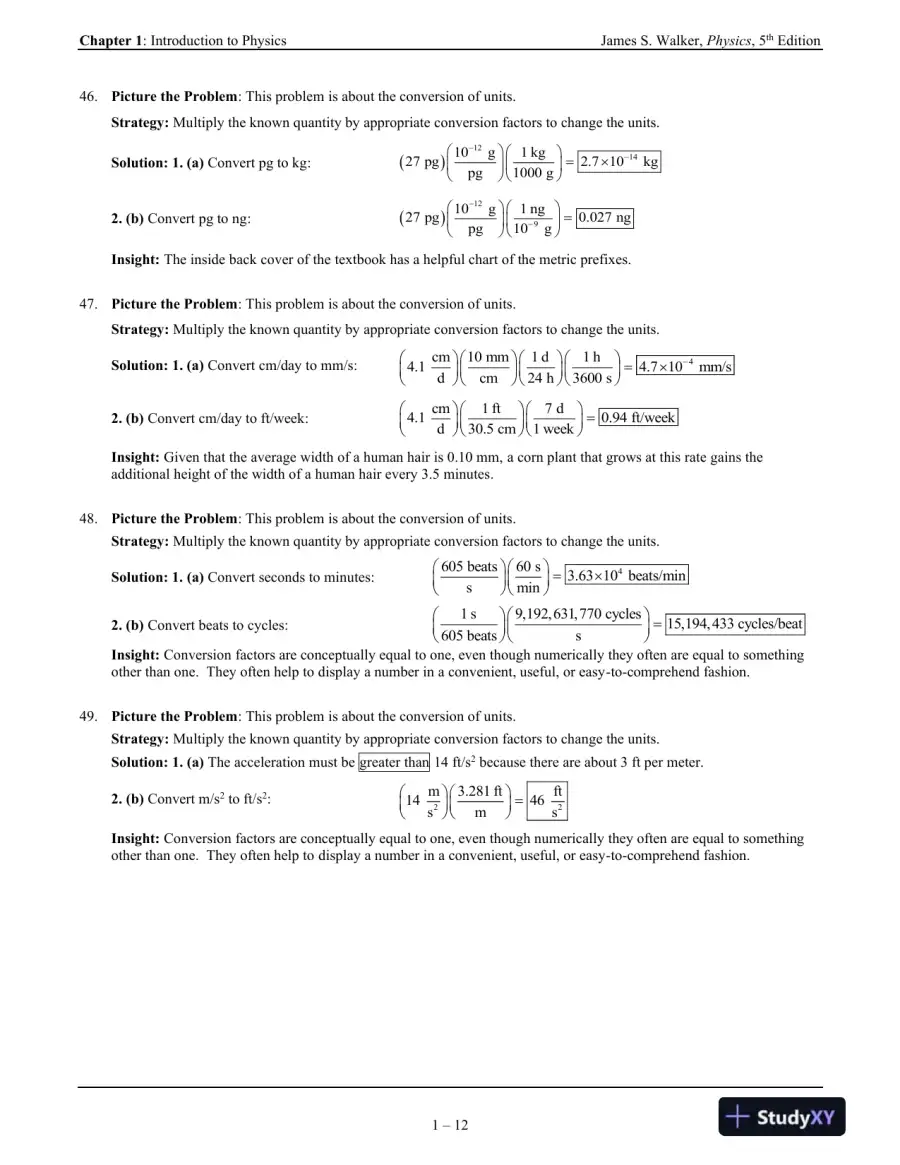 Solution Manual for Physics, 5th Edition, page 13