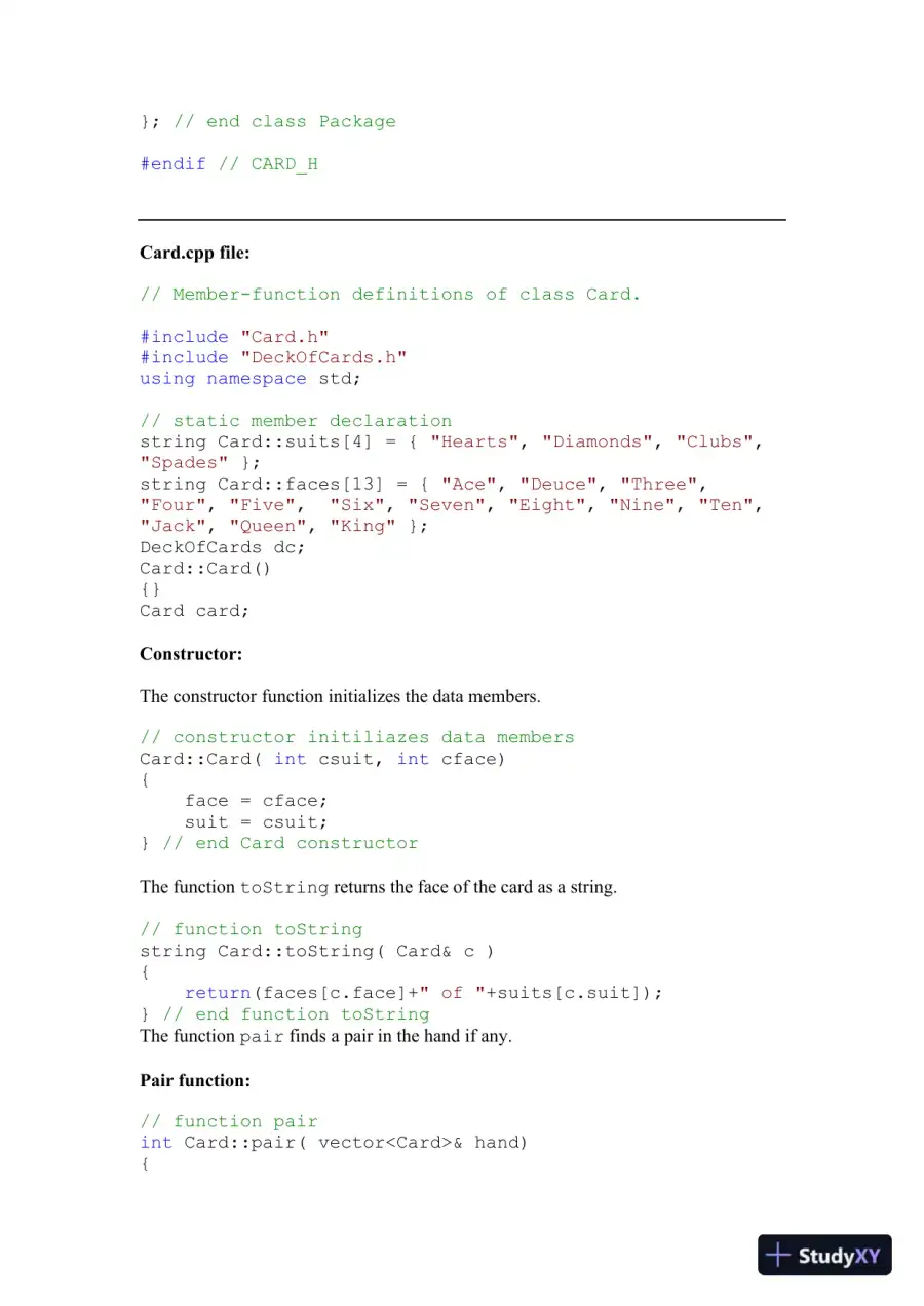 Development of a Poker Game Application Using Object-Oriented Programming Techniques, page 8