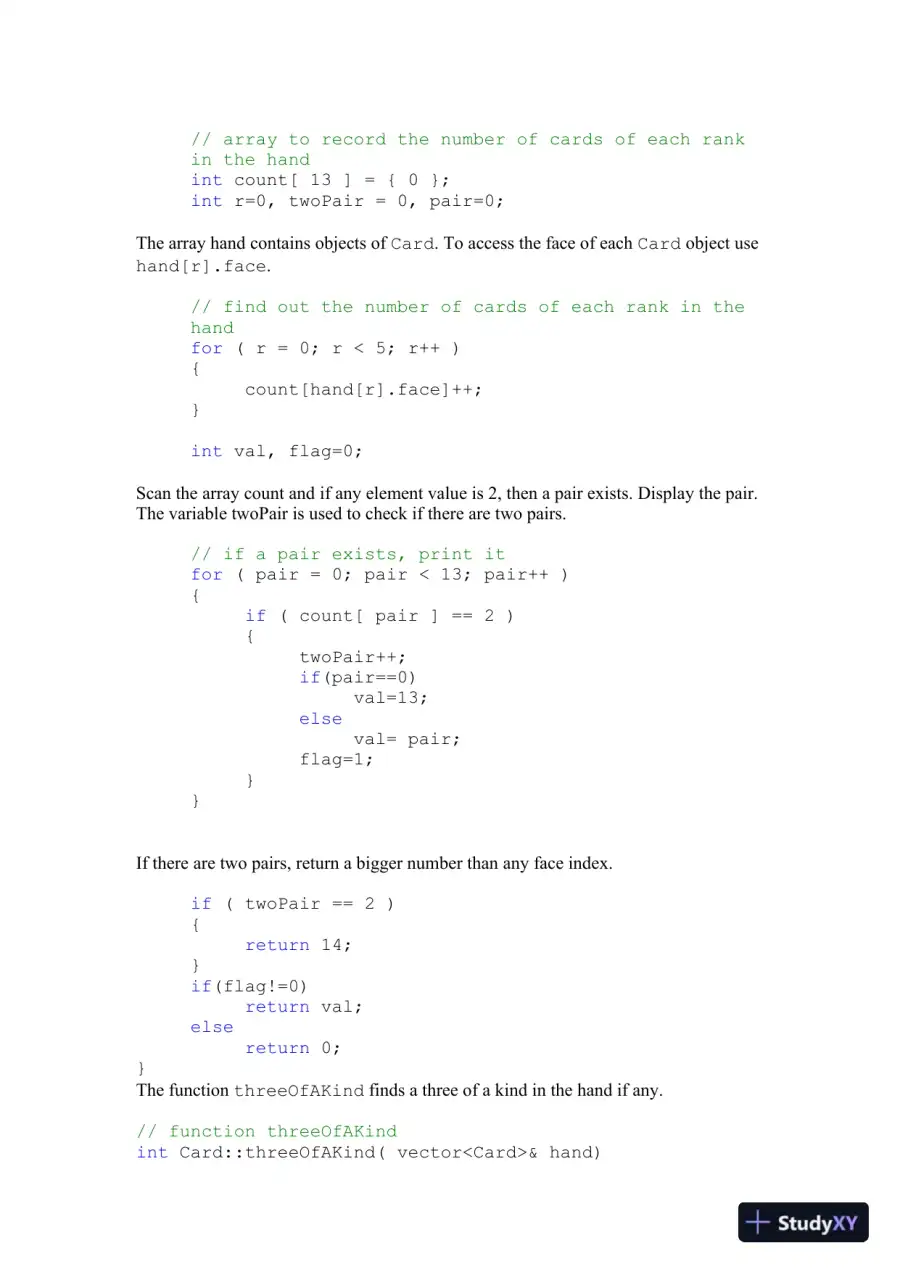Development of a Poker Game Application Using Object-Oriented Programming Techniques, page 9
