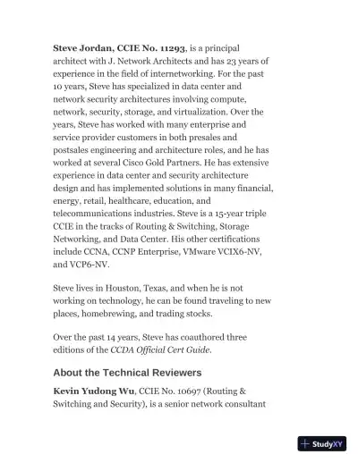 CCNP Enterprise Design ENSLD 300-420 Official Cert Guide: Designing Cisco Enterprise Networks (2020) - Page 10 preview image