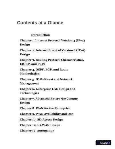 CCNP Enterprise Design ENSLD 300-420 Official Cert Guide: Designing Cisco Enterprise Networks (2020) - Page 15 preview image