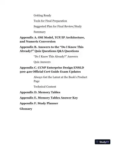 CCNP Enterprise Design ENSLD 300-420 Official Cert Guide: Designing Cisco Enterprise Networks (2020) - Page 26 preview image