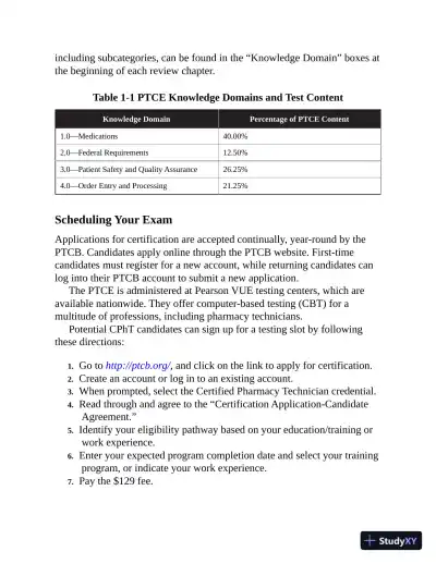 PTCE: Pharmacy Technician Certification Exam Premium: 4 Practice Tests + Comprehensive Review + Online Practice (2022) - Page 16 preview image