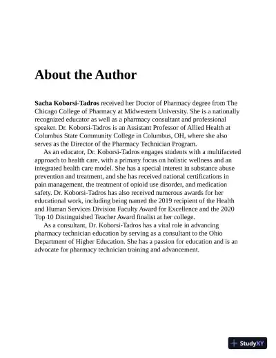 PTCE: Pharmacy Technician Certification Exam Premium: 4 Practice Tests + Comprehensive Review + Online Practice (2022) - Page 7 preview image