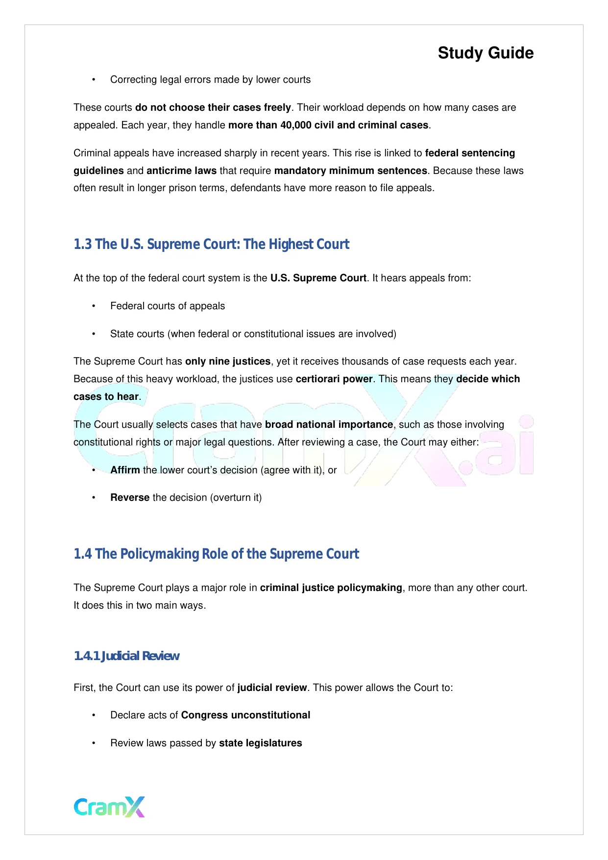 Criminal Justice - Criminal Courts - Page 2 preview image