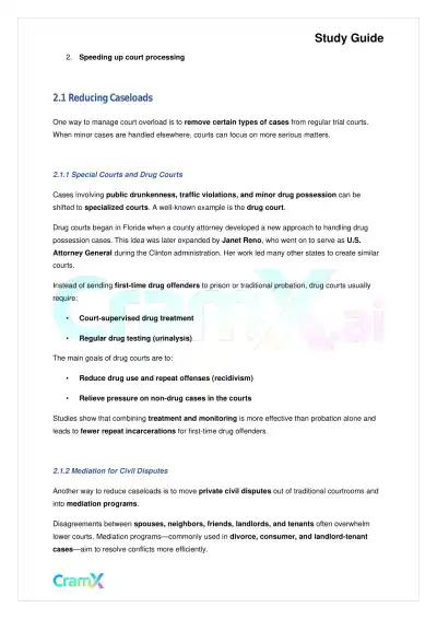 Criminal Justice - Criminal Courts - Page 5 preview image